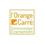 logo agence de communication Orange Carré écoresponsable